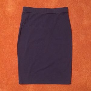 Forever 21 Navy pencil skirt